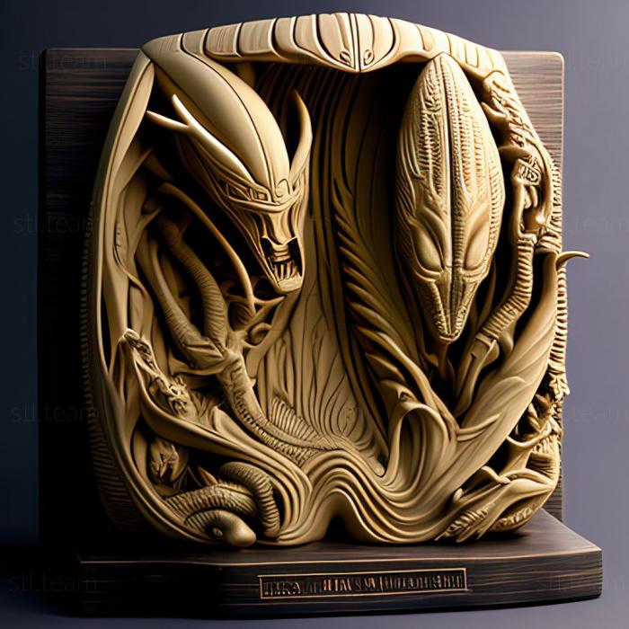 3D model Alien Alien Bolaji Badeggio and Tom Woodruff Jr (STL)
